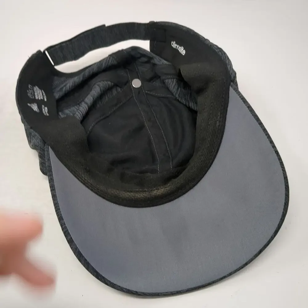 Adidas Baseball Cap Gray OS Climalite Adjustable Strapback Hat Athletic Sport